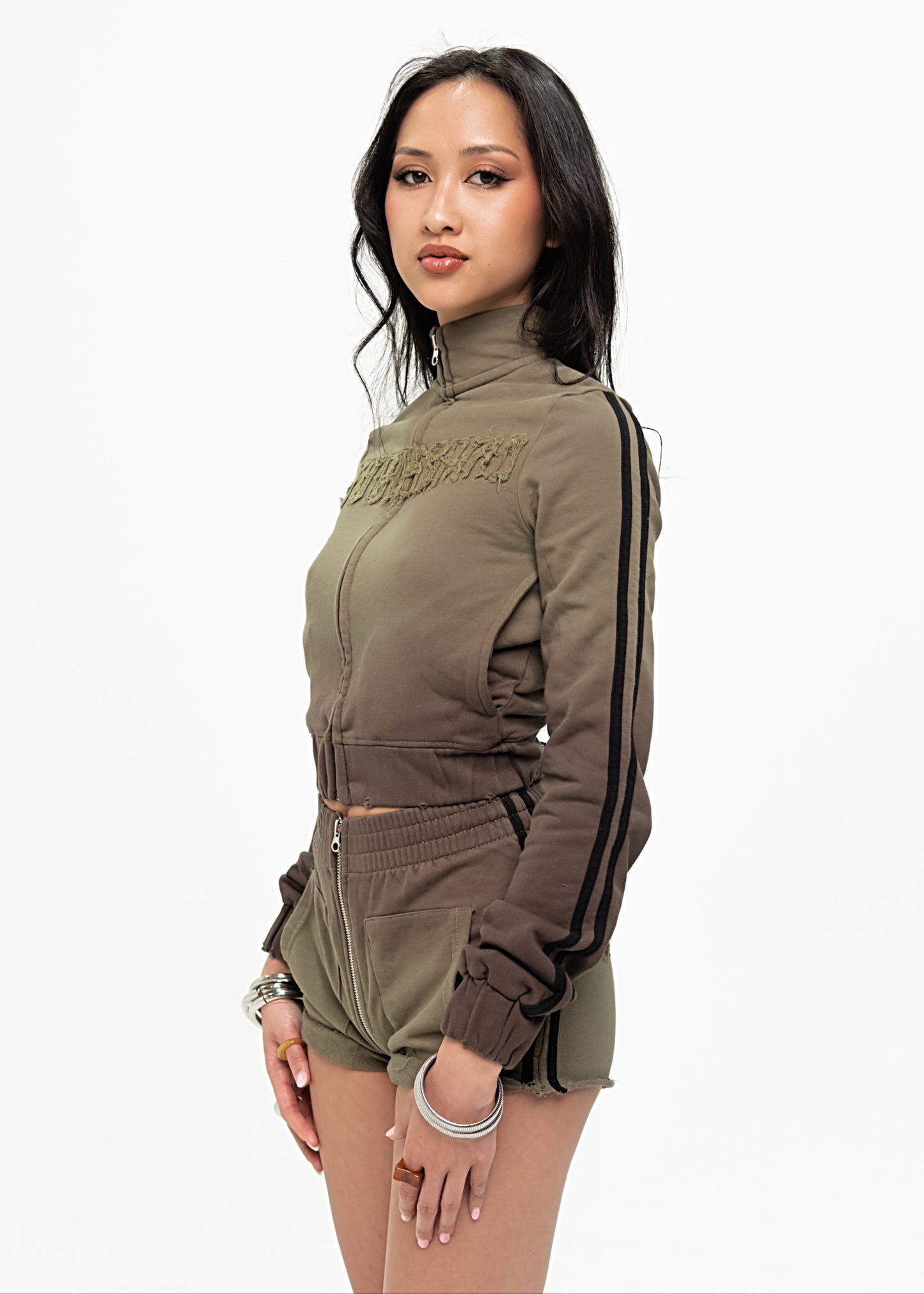 MOSS GOOD KARMA FULL ZIPPER JACKET