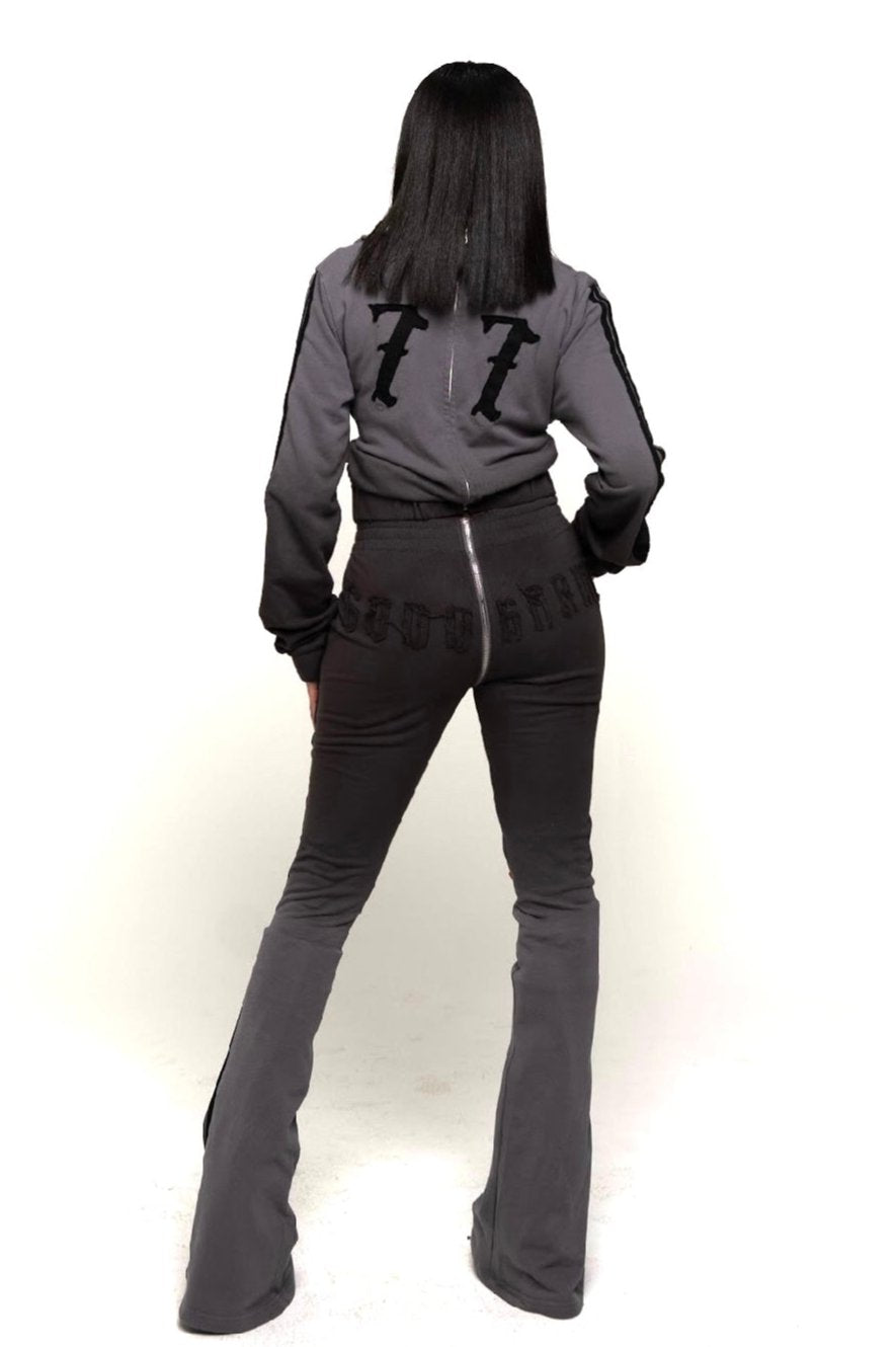 SLATE GOOD KARMA FULL ZIPPER JACKET