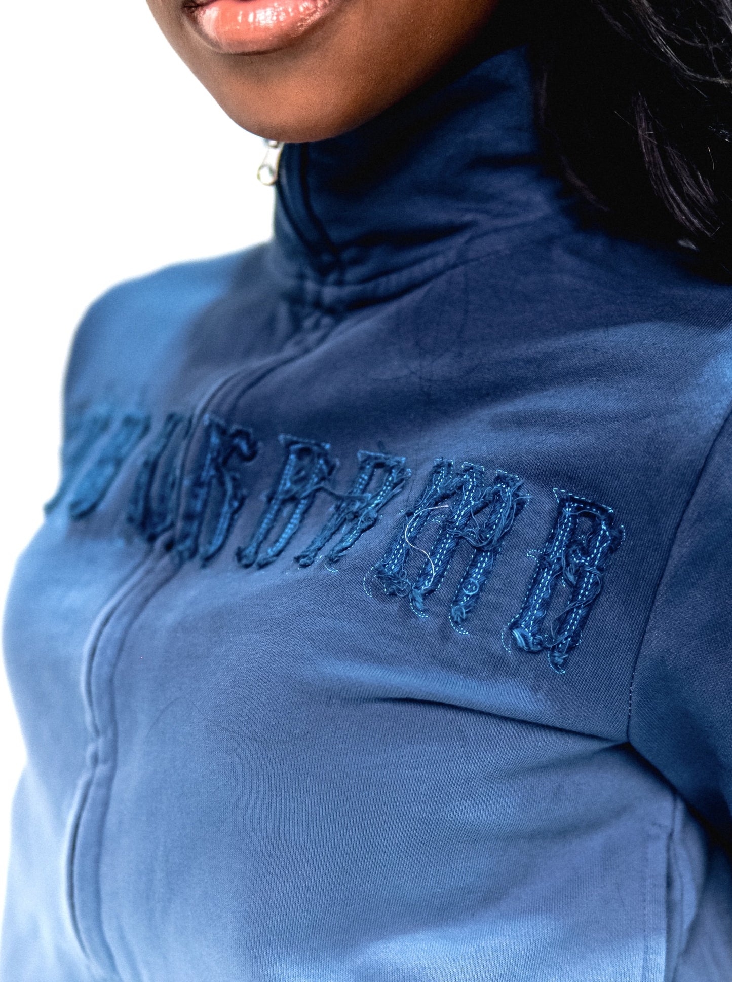 AQUAMARINE GOOD KARMA FULL ZIPPER JACKET