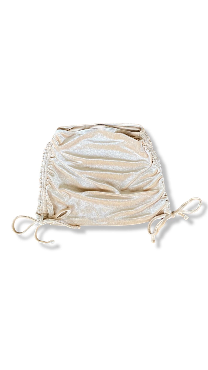 SAND RUCHED SKIRT
