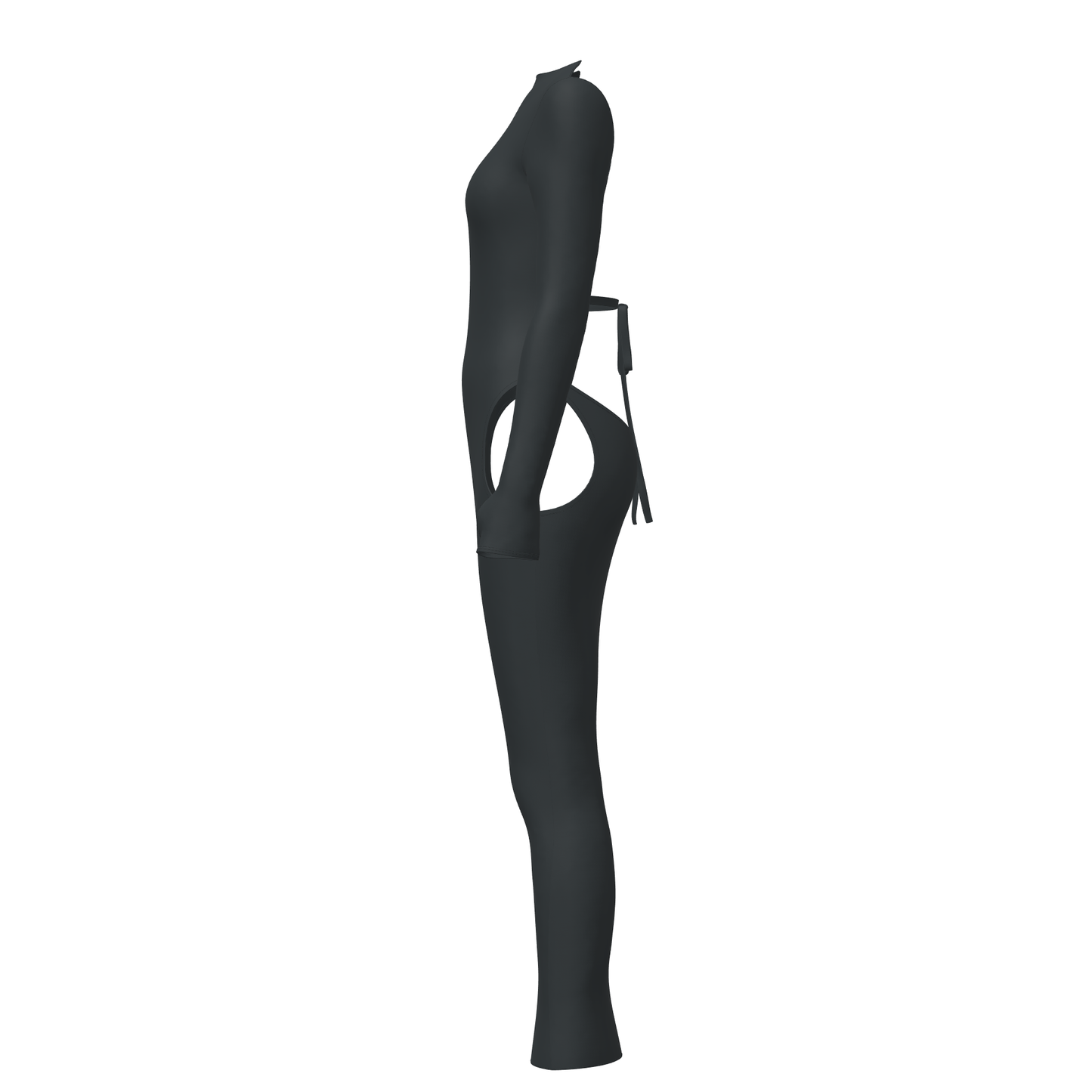 BLACK THREE OF SWORDS LOGO DRESS