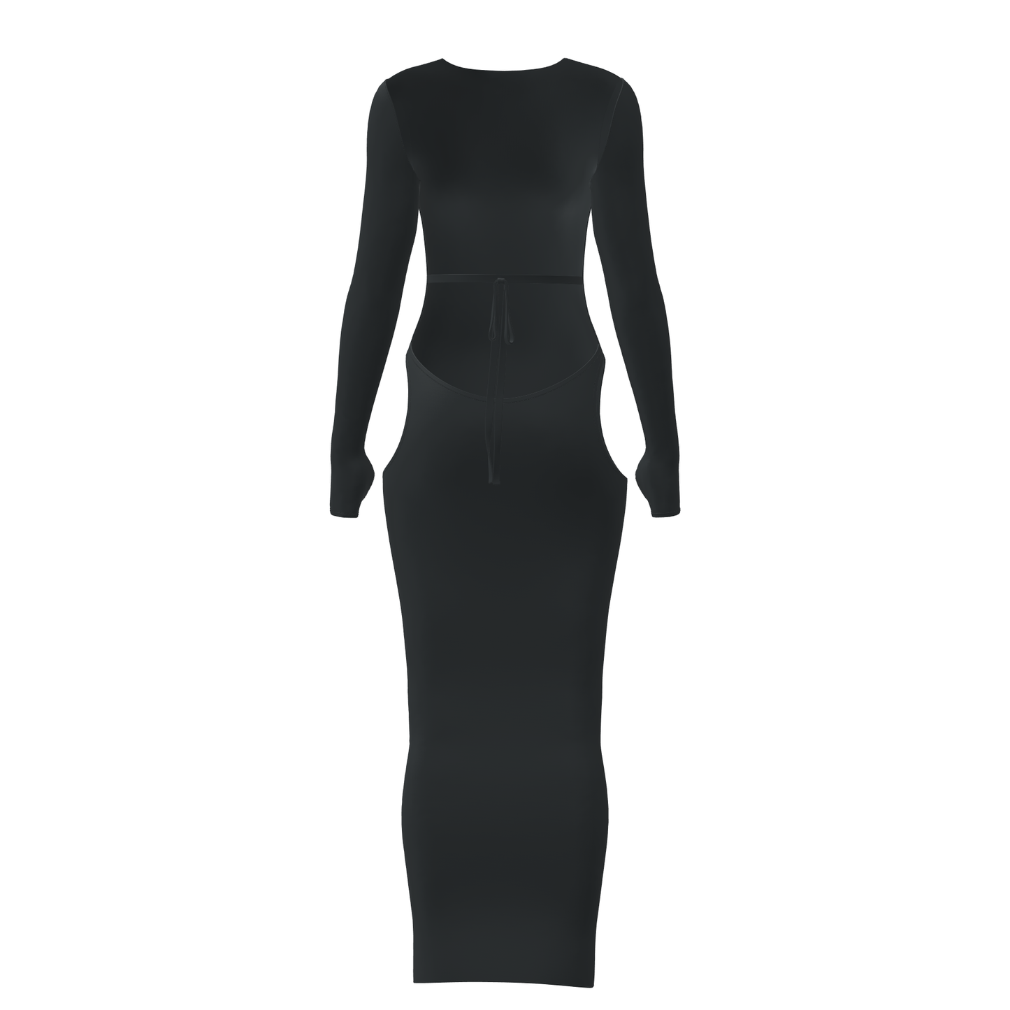 BLACK THREE OF SWORDS LOGO DRESS