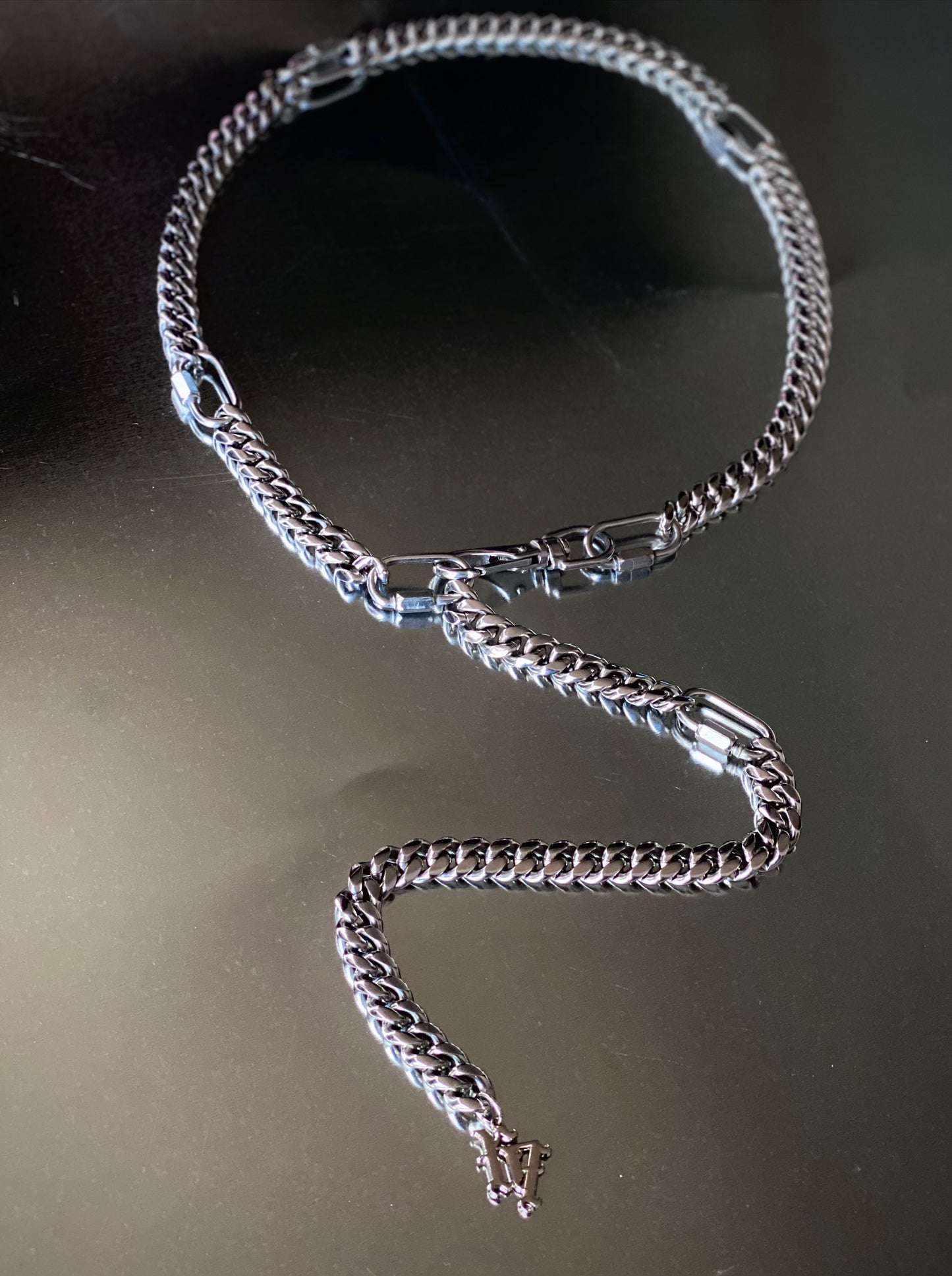 K7 ESSENTIAL CUBAN LINK WAIST CHAIN
