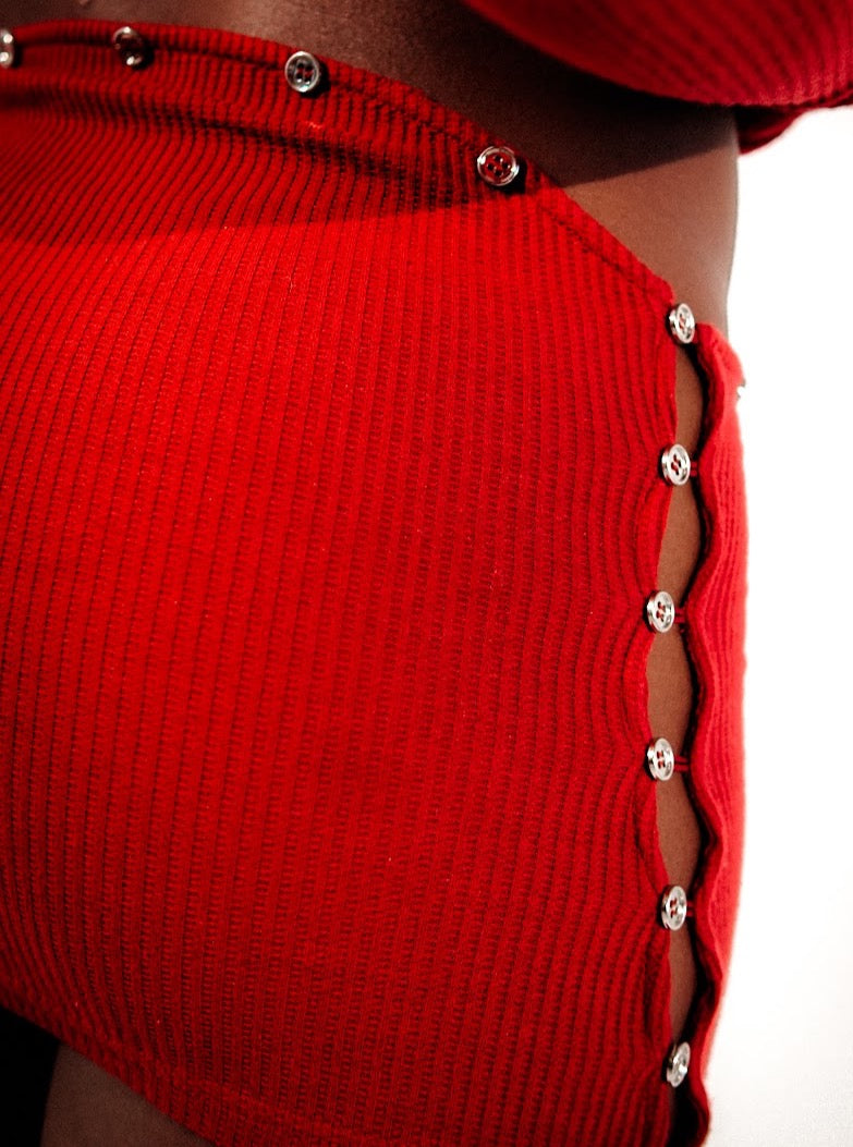 GARNET DETACHABLE THERMAL TOP & SKIRT