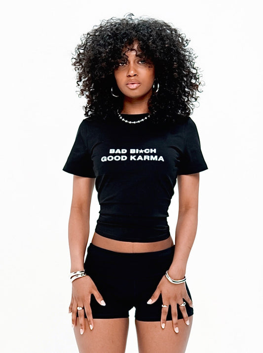 BAD BTCH GOOD KARMA TEE