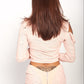 MOCHI LIQUID MESH V-BACK MINI SHORTS