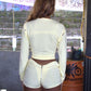 NECTAR LIQUID V-BACK MINI SHORTS
