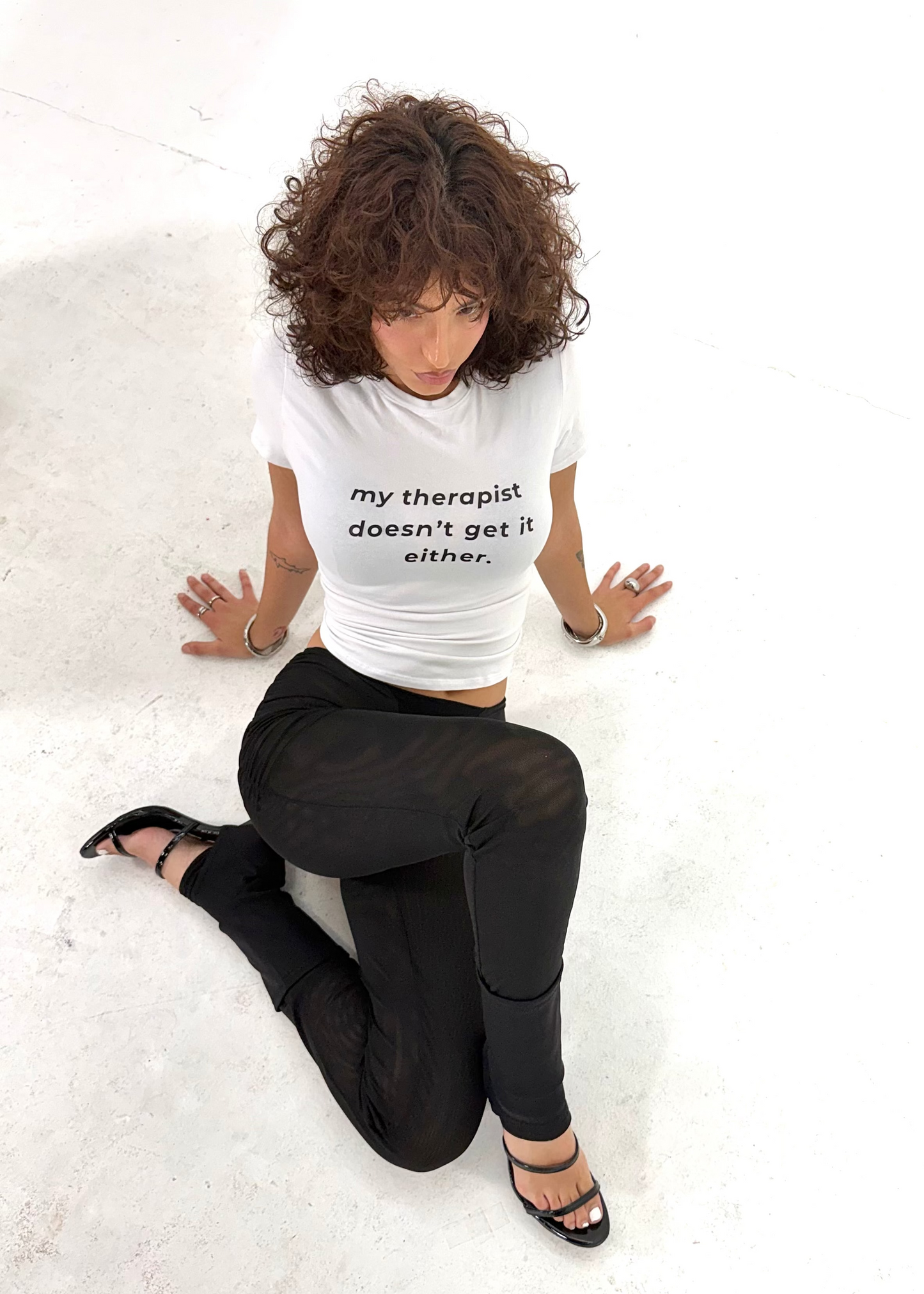 MY THERAPIST DOESN'T GET IT TEE X BORN WIRED
