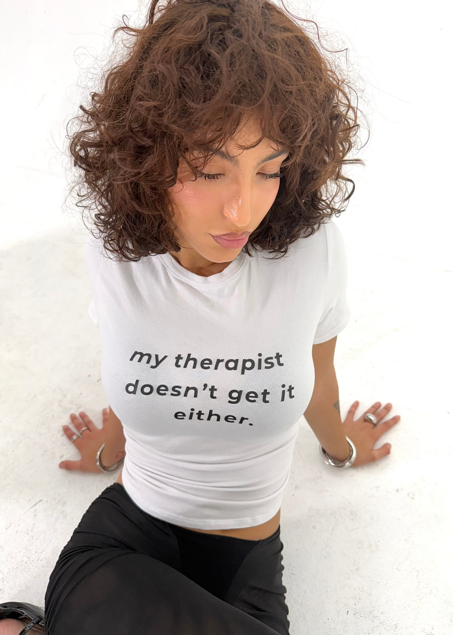 MY THERAPIST DOESN'T GET IT TEE X BORN WIRED