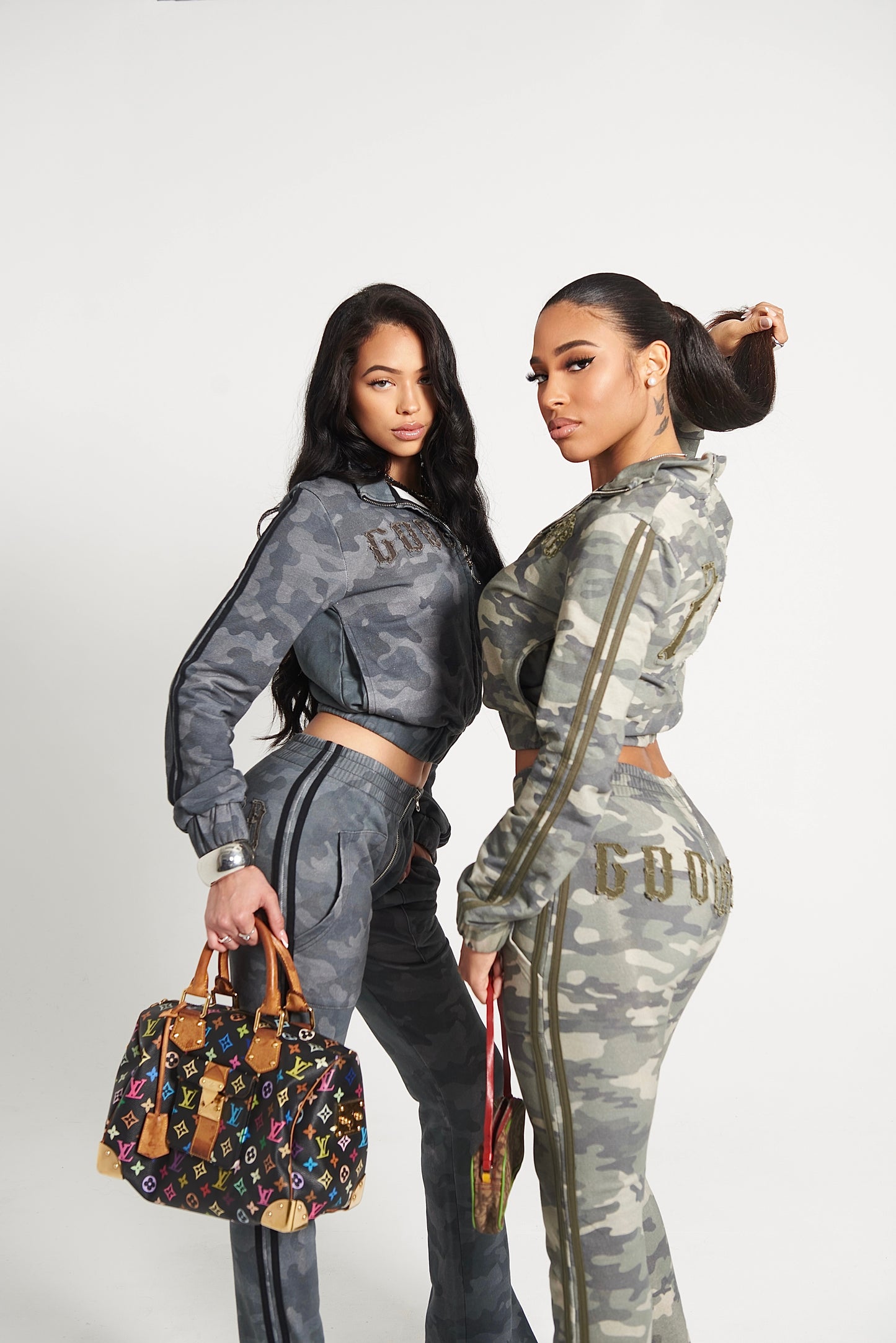 SLATE CAMO GOOD KARMA FULL ZIPPER JACKET