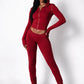 BERRY LIQUID V-BACK LEGGINGS
