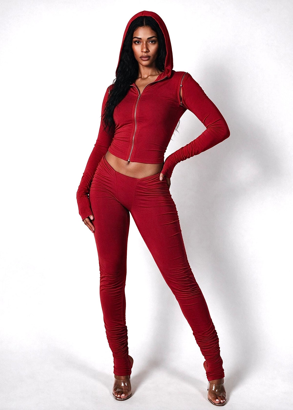 BERRY LIQUID CONVERTIBLE ZIP TOP