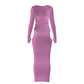 PINK THREE OF SWORDS LOGO DRESS